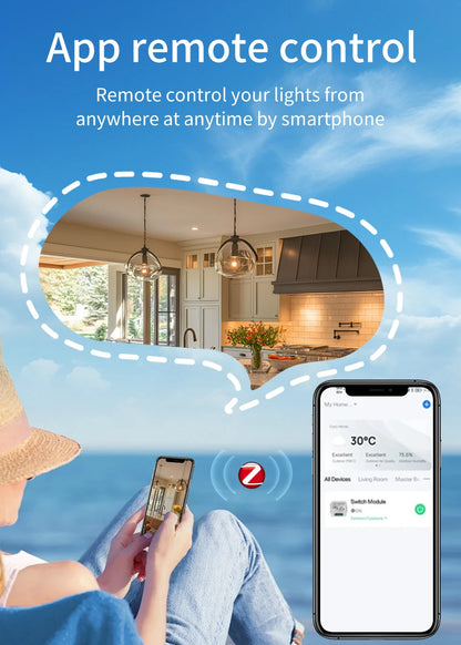 Tuya Zigbee 3.0 Smart Dimmers Switch Light Dimmer LED Switches Smart Life Works with Alexa Google Home Remote Breaker 100-240V