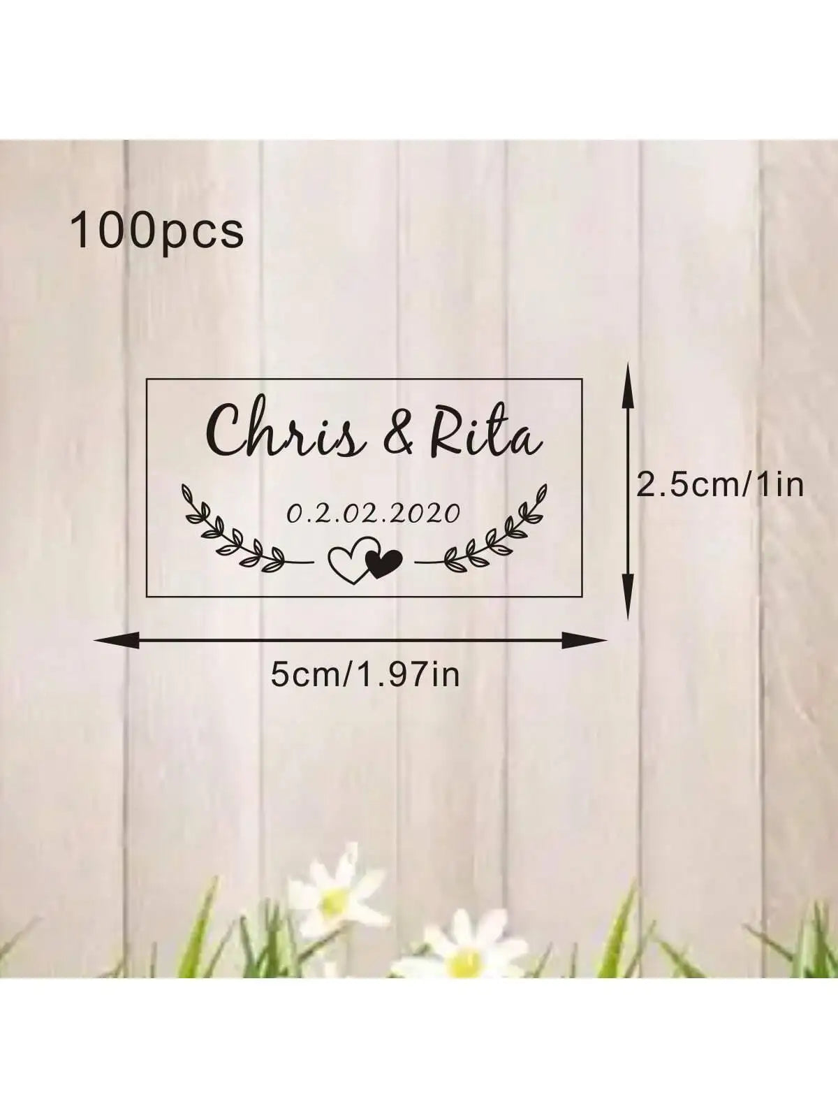 100 Wedding Bubble Tags Bubble Stick Transparent Tags, Wedding Stickers, Transparent Tags, Custom Names and Dates