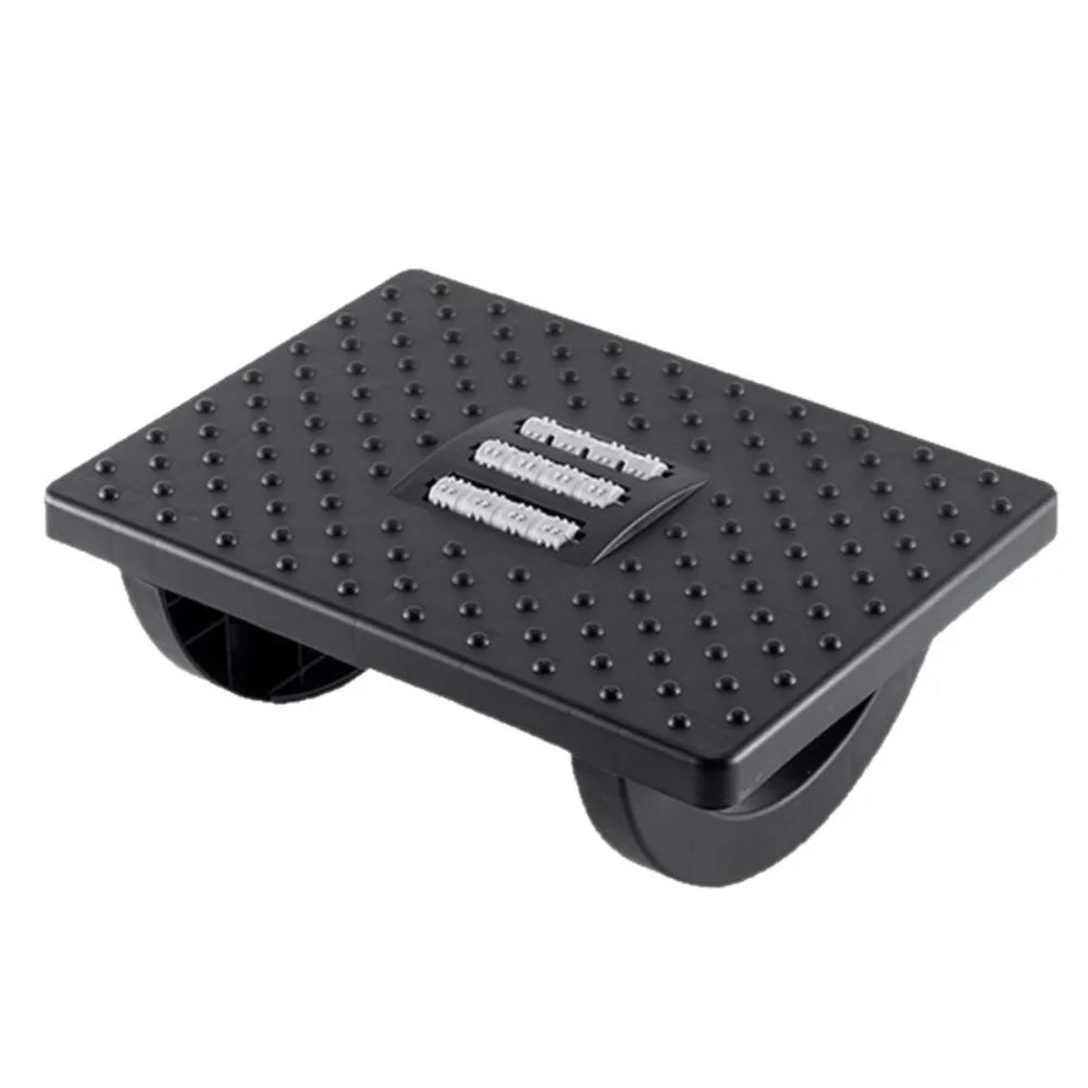 Portability with Massage Rollers Foot Rest 180 Degree Swing Ergonomic Foot Stool Office Foot Rest Under Desk
