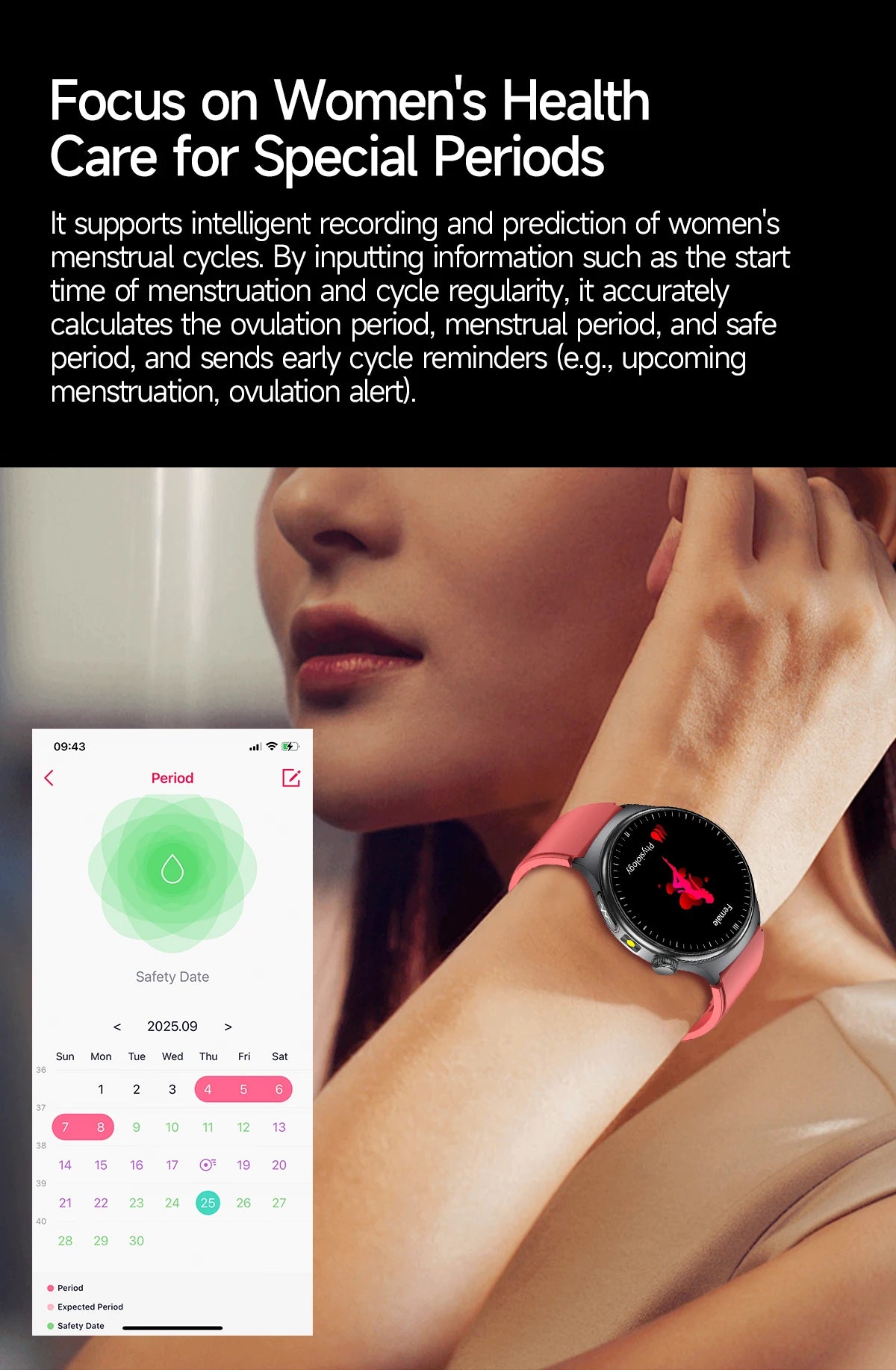 2026New Nursing Grade Health Smartwatches For Men Women Precision Detection Heart Rate Blood Fats Uric Acid ECG+PPG Smart Watch