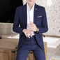 New Fashion Boutique Smart Casual Two Piece Suit Slim Fit Handsome British Style Business Suit With Trousers For Casual Party