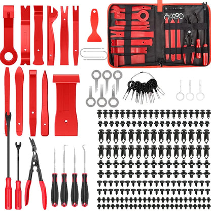 Car Trim Removal Tool Automotive Mechanical Workshop Tool Mixed Size Fasteners Clips Complete Tools Kit Accessories For Vehicles