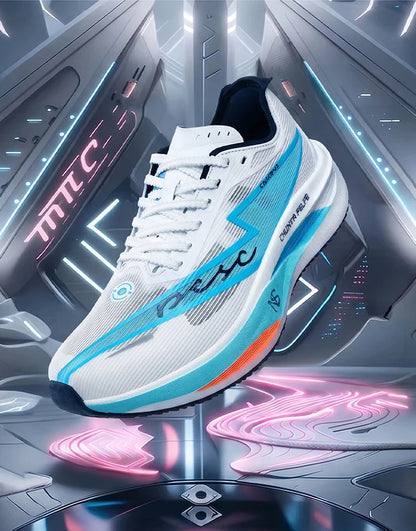 Men's and Women's Running Shoes Anti Slip and Shock-Absorbing Carbon Fiber Board Professional Marathon Chunta Sports Shoes