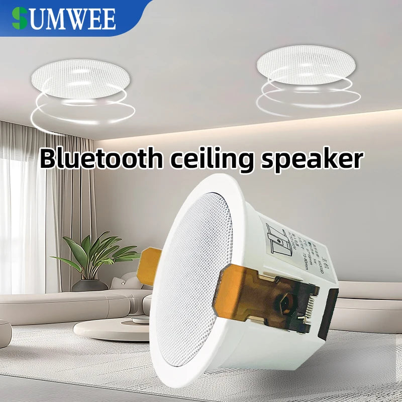 2 inch mini home audio Bluetooth Ceiling Speaker Stereo sound Indoor music speakers High Quality Sound Background music system