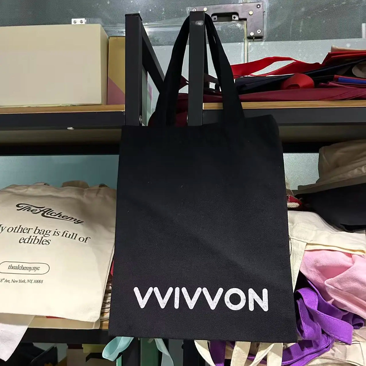 Wholesale 50pcs/Lot Reusable Canvas Tote Bags Custom Logo Shopping Bags Bulk Promotional Eco-Friendly Cotton Grocery Bags