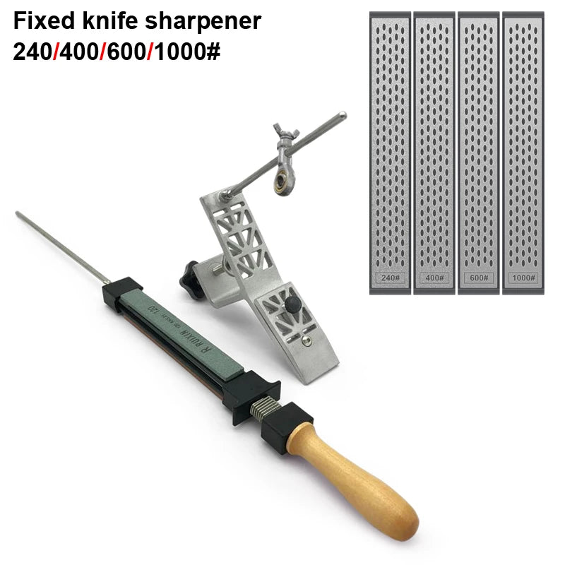 Angle Fixed Knife Sharpener Professional Sharpening Stone Kitchen Grinding System Honing Diamond Grinder Woodwork Tool Whetstone