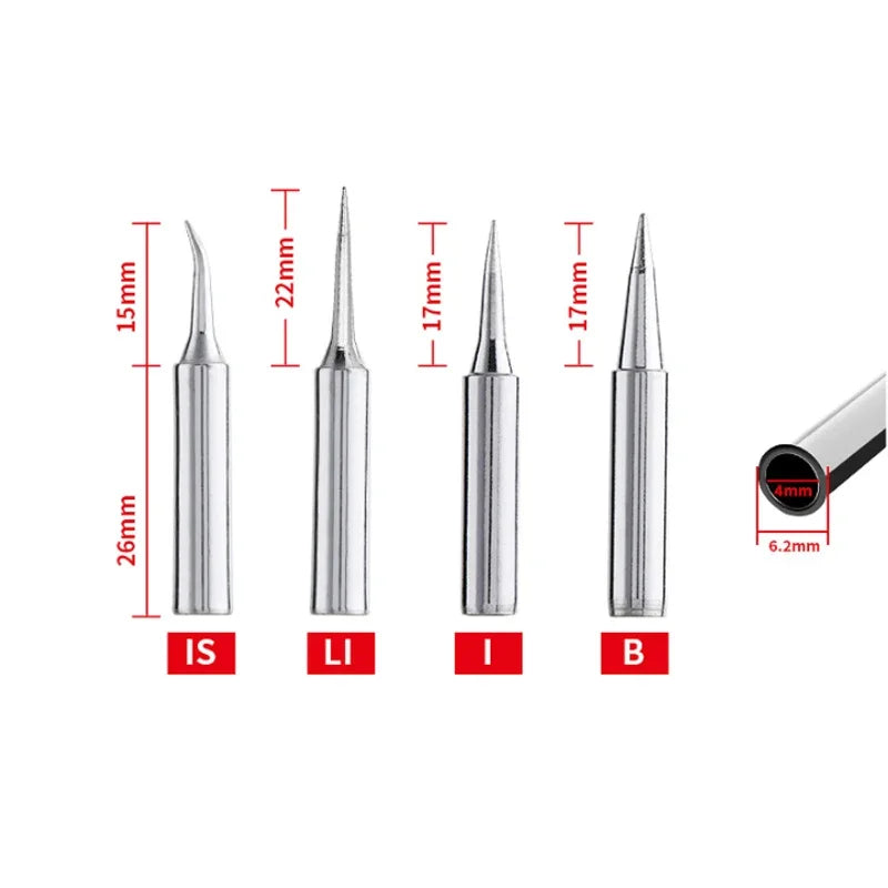 Soldering Iron 900M-T Soldering Iron Head Inside Hot Bare Electric Soldering Iron Tip Soldering Station tool pointy For Welding
