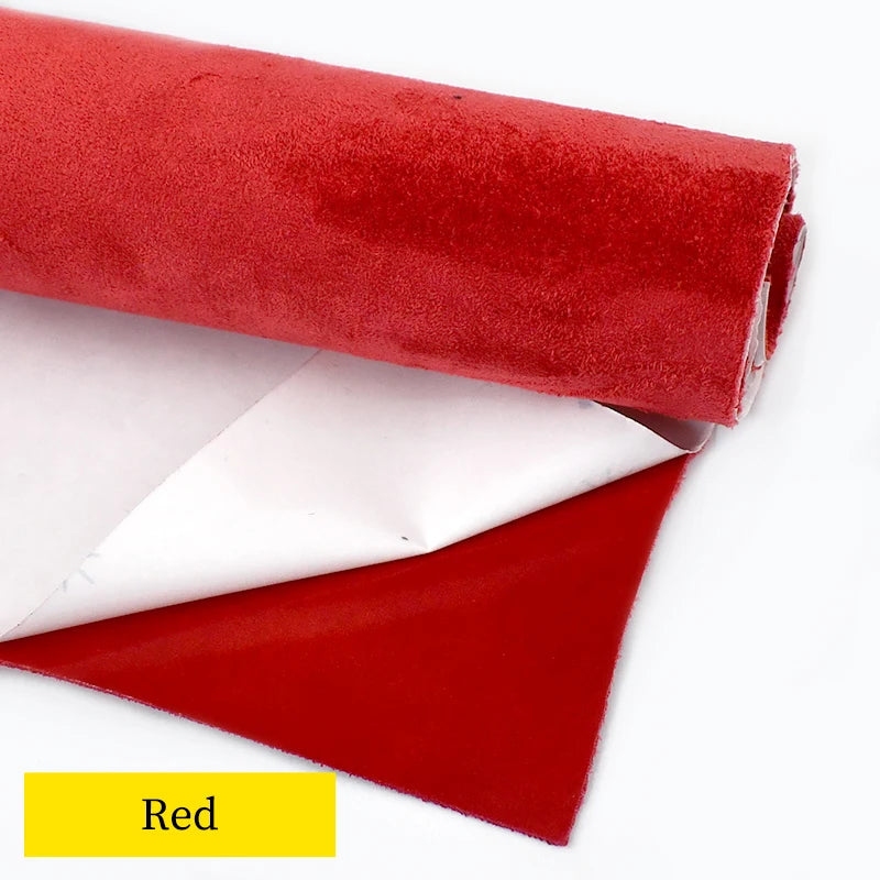 20*30/70cm 0.8mm Thick Suede Fabric Self Adhesive Stretch Cloth for Car Interior Workbench Repair Patch Upholstery Decoration