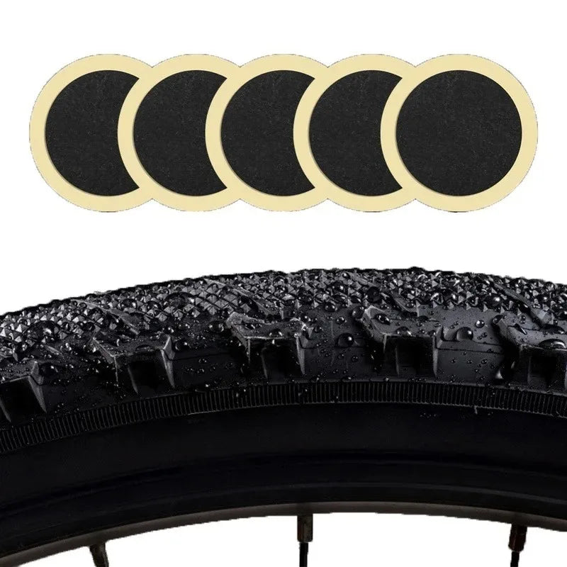 30/20/10 PCS Bicycle Glue-free Tire Patches Tool Quick Repairing Tyre Protection Patch Adhesive Quick Drying Bike Accessories