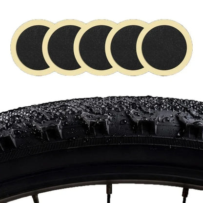 30/20/10 PCS Bicycle Glue-free Tire Patches Tool Quick Repairing Tyre Protection Patch Adhesive Quick Drying Bike Accessories