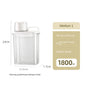 Laundry powder storage box, bathroom laundry detergent storage tank, transparent acrylic box, household necessities