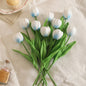 5/10Pcs Tulip Artificial Flowers Bouquet 33cm Fake Flowers for Home Room Decor Garden Wedding Decoration Vase Flower Arrangement