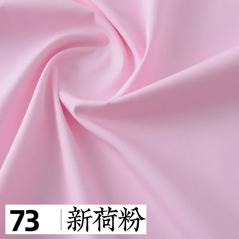 145x50cm Solid Color Pure Cotton Poplin Clothing Fabric DIY Handmade Clothes for Girls, Plain Color Antique Skirt Cotton Cloth