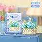 Bouquet Flower Mini Diy Building Block Toys for Children Bricks Blocks for Adults Constructor Micro Bricks Construction Set Gift