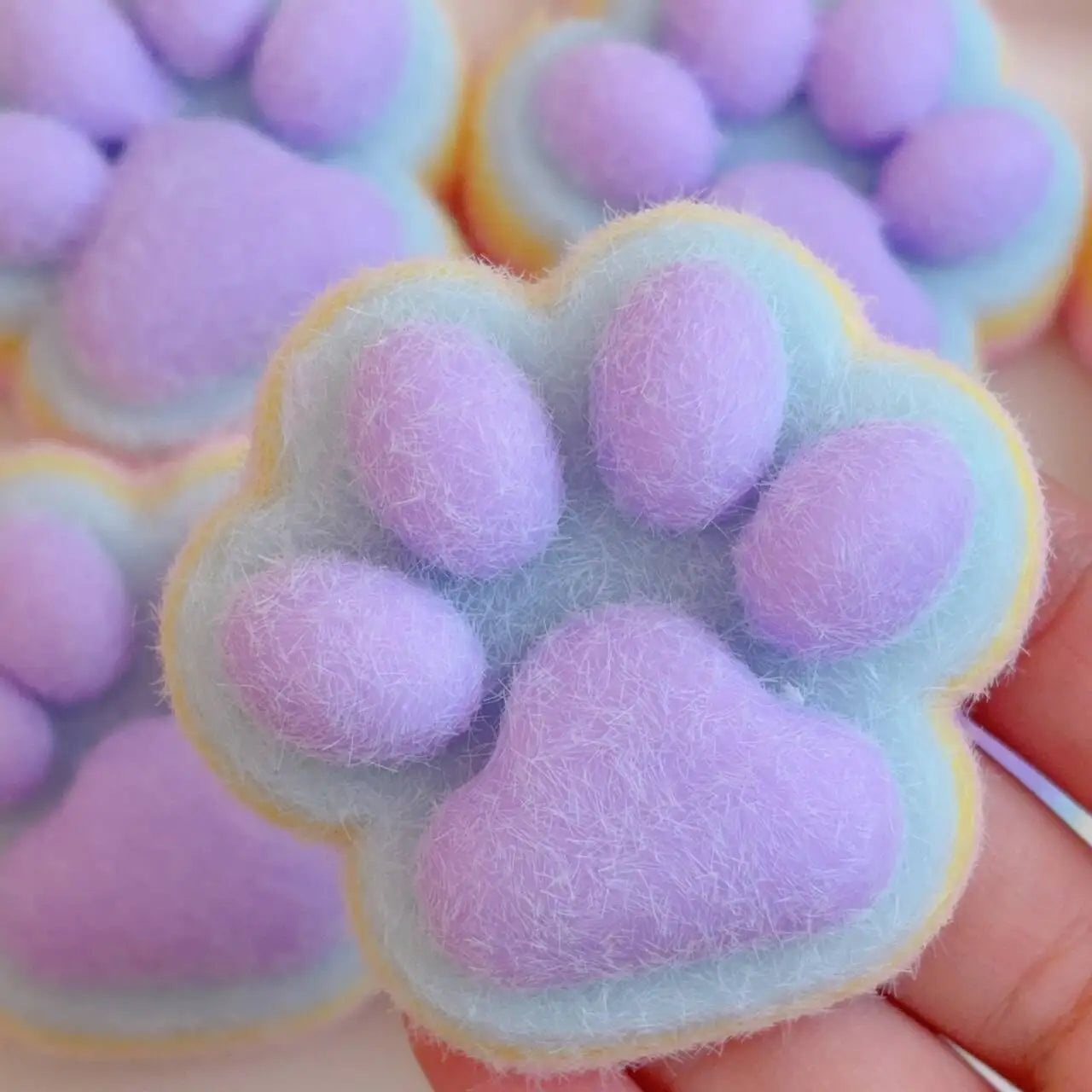 Soft Cat Paw Taba Squishy Fidget Toy Cute Cat Paws Squeeze Toys Slow Rebound Decompression Toy Anti Stress Kids Adults Toys