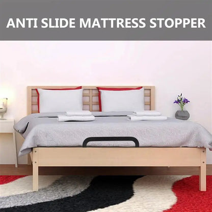 Anti-Slip Mattress Stopper Metal Stabilizer Bar Mattress Gripper Keep in Place Gripper Non-slip Mattress Retainer Bar NEW