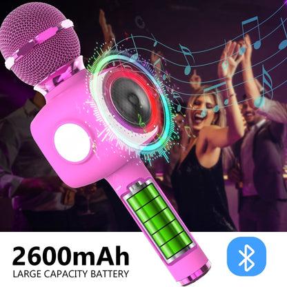 Microphone for Kids Child Microphones Wireless Bluetooth Karaoke Microphone Boys Girls Gift Birthday Thanksgiving Christmas