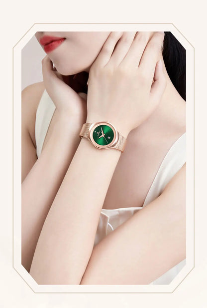 NAVIFORCE Women Watches Fashion Rose Gold Ultra Thin Ladies Watch Luxury Waterproof Quartz WristWatch Woman Relogio Feminino
