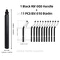 Deburring Tool Set RB1000 with Swivel Blades 1 or 11 PCS BS1010 BS1018 BK3010 BS3010 Metal Handle Deburr Tool Edge Burr Remove
