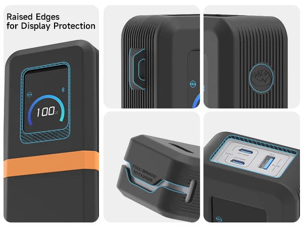 SIKAI Silicone Case for Anker 300w 26250Mah Powerbank  Shockproof Cover with Precise Cutouts