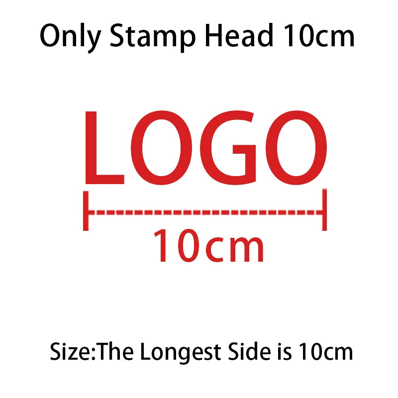 Personalized Leather Stamp Custom Logo Branding Iron Stamps Heating Brass Embosser Seals DIY Wood Cake Hamburger Craft Handmade