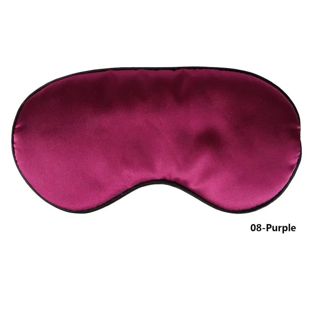1Pc Pure Silk Sleep Natural Sleeping Eye Mask Eye Shade Cover Shade Eye Patch Women Men Soft Portable Blindfold Travel