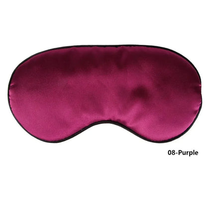 1Pc Pure Silk Sleep Natural Sleeping Eye Mask Eye Shade Cover Shade Eye Patch Women Men Soft Portable Blindfold Travel