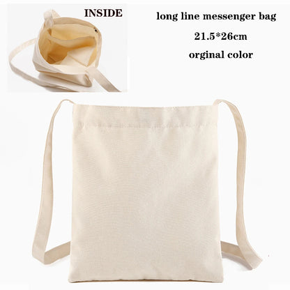 Canvas Cotton bag grocery handbag Foldable Fabric tote bag portable Storage organizer Shopping bag for woman Cloth organizer bag