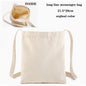 Canvas Cotton bag grocery handbag Foldable Fabric tote bag portable Storage organizer Shopping bag for woman Cloth organizer bag
