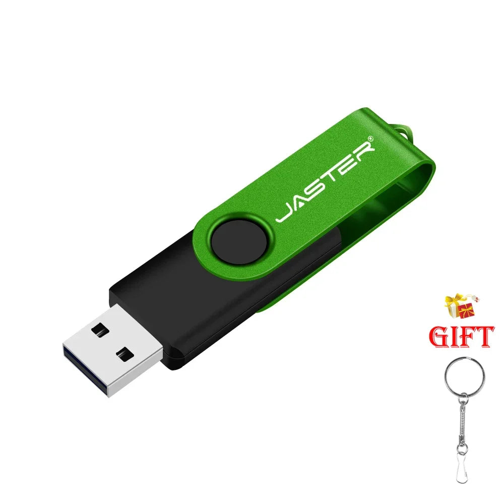 фalizar USB 32GB Flash Drive 16Giga Memory Stick Metal Jump Drive Draaibare Pendrive Draagbare 128GB Cle USB 2.0 Pen Drives