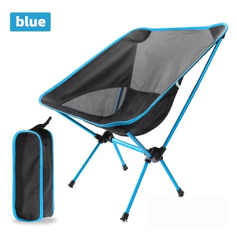 Compact and portable outdoor beach chairs / Foldable camping chairs, outdoor fishing chairs, family camping chairs, small-sized