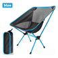 Compact and portable outdoor beach chairs / Foldable camping chairs, outdoor fishing chairs, family camping chairs, small-sized