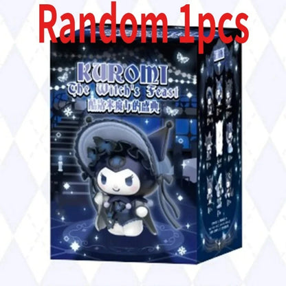 Sanrio Anime Figure Kuromi Blind Box Magic Festival Series Action Figure Dolls Surprise Bag Cute Collection Blind Box Toys Gift