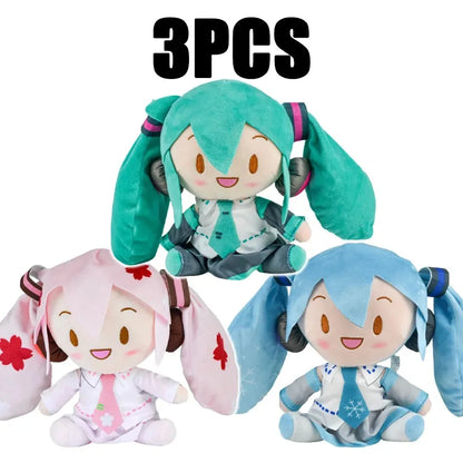 2026 NEW 20cm Japanese Anime Plush Stuffed Toy Hatsune Miku Plush Doll Soft Pillow Future Doll Cute Christmas Gift For Children