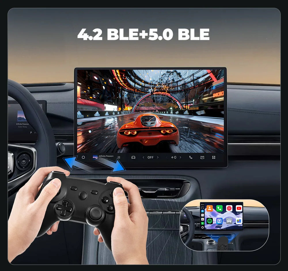 2026 5G Car Ai box SM6350 CarPlay Wireless Android 15.0 Ultra2 Android Auto Wireless Ai Box Support Youtube Netfilx IPTV BT5.1