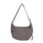 Solid color trendy shoulder bag, personalized multifunctional canvas bag, daily minimalist dumpling bag