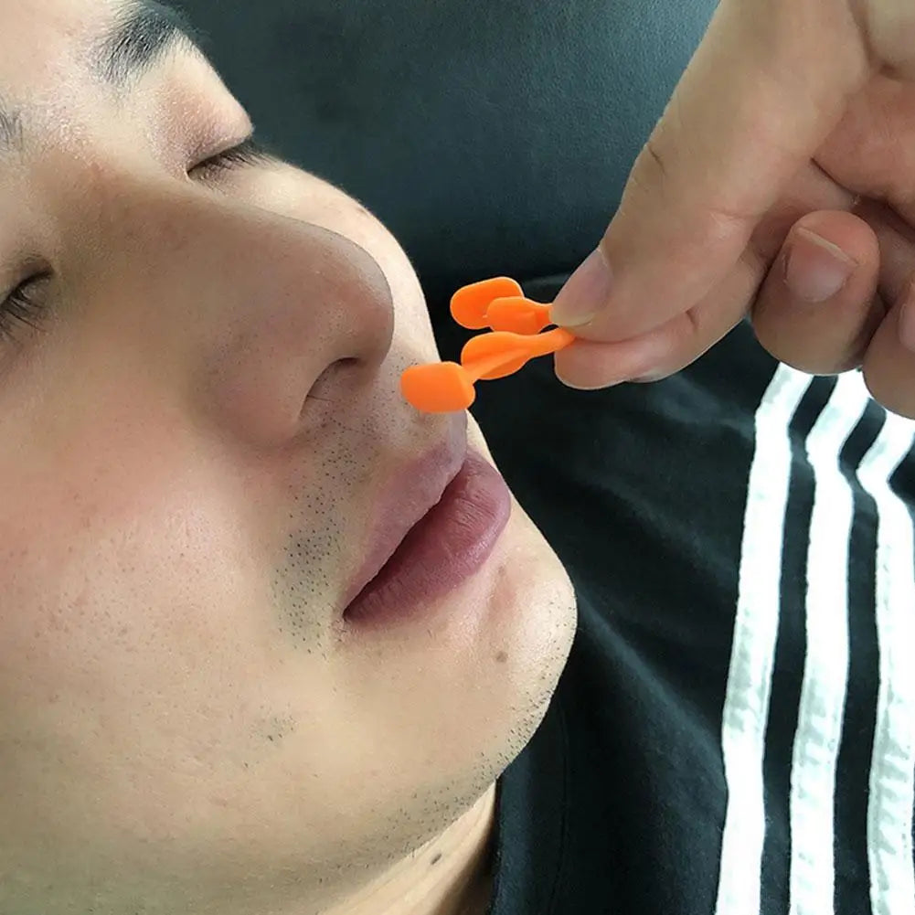 Silicone Nasal Dilator Stop Snoring Silicone Nose Clip Sport Easy Breath Nasal Clip Stop Snoring Aid Device Improve Sleeping
