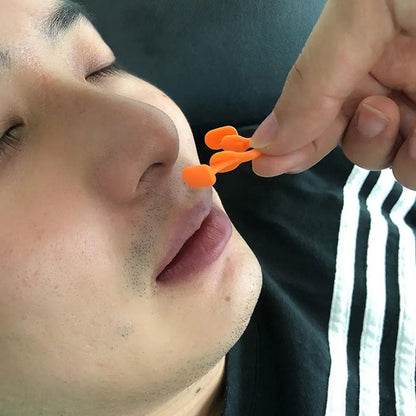 Silicone Nasal Dilator Stop Snoring Silicone Nose Clip Sport Easy Breath Nasal Clip Stop Snoring Aid Device Improve Sleeping