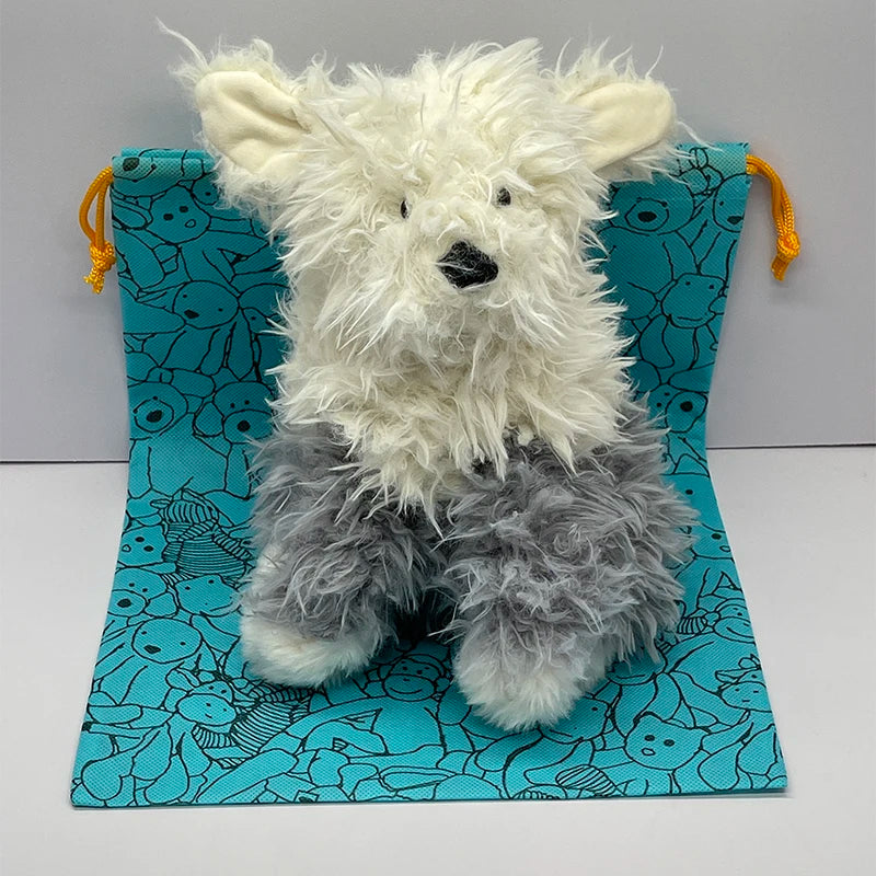 JC Pink Cake Bear Plush Toy, Leopard-Print Rabbit, Birthday Cake Plush Toy, Ski-Suit Bear Ornament, JC Sheepdog Plush Gift