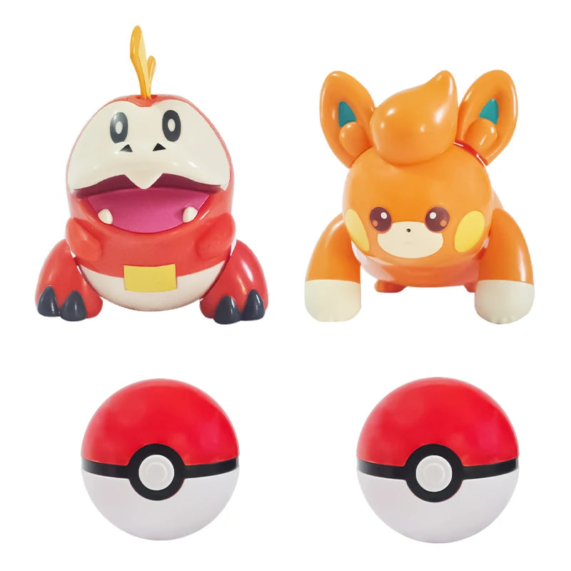 22 Kind Pokemon Ball Figure Pokeball Mewtwo Poke Pikachu Charizard Gyarados Venusaur Pawmi Quaxly Fuecoco Elf Toy Set Kids Gift