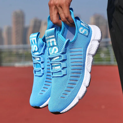 Summer Men Sneakers Lightweight Breathable Mesh Outdoor Casual Shoes Fashionable Tennis Training Shoes Men's Free Shipping