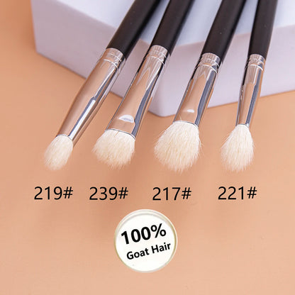 Makeup Eyeshadow Brushes Flat Eye Shadow Shader Crease Blending Brushes Goat Hair Eye Shadow Liquid Cream Powder Make Up Tool