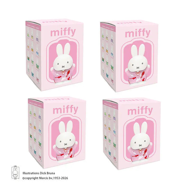 Genuine Blind Box Kawaii Miffy Cartoon Cute Doll Desktop Decoration Figure Birthday Gift Gift Toy for Girl