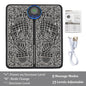 EMS Foot Massager Mat Electric TENS Feet Massager Pad Foldable Massage Mat Muscle Stimulation Fisioterapia Terapia Fisica Salud