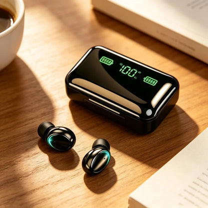 Wireless Earphones Bluetooth Headphones Professional Bluetooth Headset Feature Adjustable Headbands for Customized Ergonomic Fit