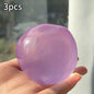 1/3pcs Cute Translucent Coconut Oil Squeeze Ball Appearance Plasticity Slow Rebound Stress Relief Fidget For Kids & Adult 6*6CM