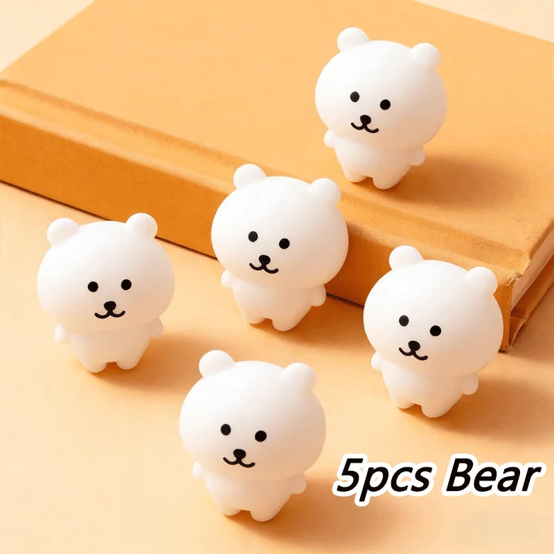 Soft Self deprecating Bear Squeeze Stress Relief Toy Pinch Small Nose Ga Slow Rebound Decompression Squishy Toys For Kid Gifts