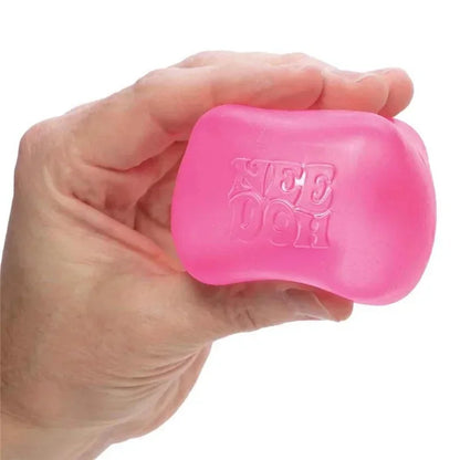 Needoh Nice Cube Transparent Maltose Solid Slow Rebound Squish Toy Stress Squeeze Fidget Relief Desktop Anxiety Release Gift