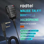 Radte R1S Speaker Microphone with 360° Rotating Belt Clip Loudspeaker for Radtel RT-4D RT-493 RT-860 RT-900 RT-910 RT-910B