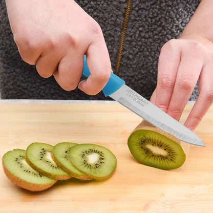 A Portable Fruit Knife Set Of 3 Knives, A Fine And Sharp Stainless Steel Kitchen Knife, A Daily Ladies' Kitchen Accessory Peeler